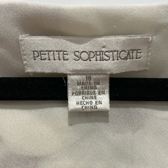 Petite Sophisticate Floral Silk Dress Sleeveless V Neck Size 10 Tropical Hawaii - Picture 3 of 10